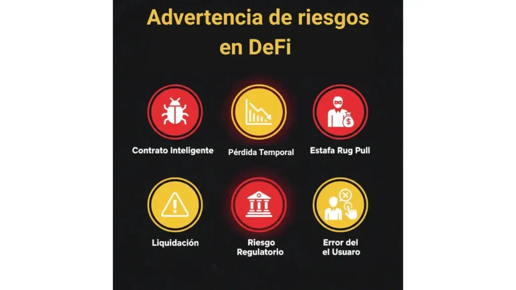 qué es DeFi 6 riesgos_defi