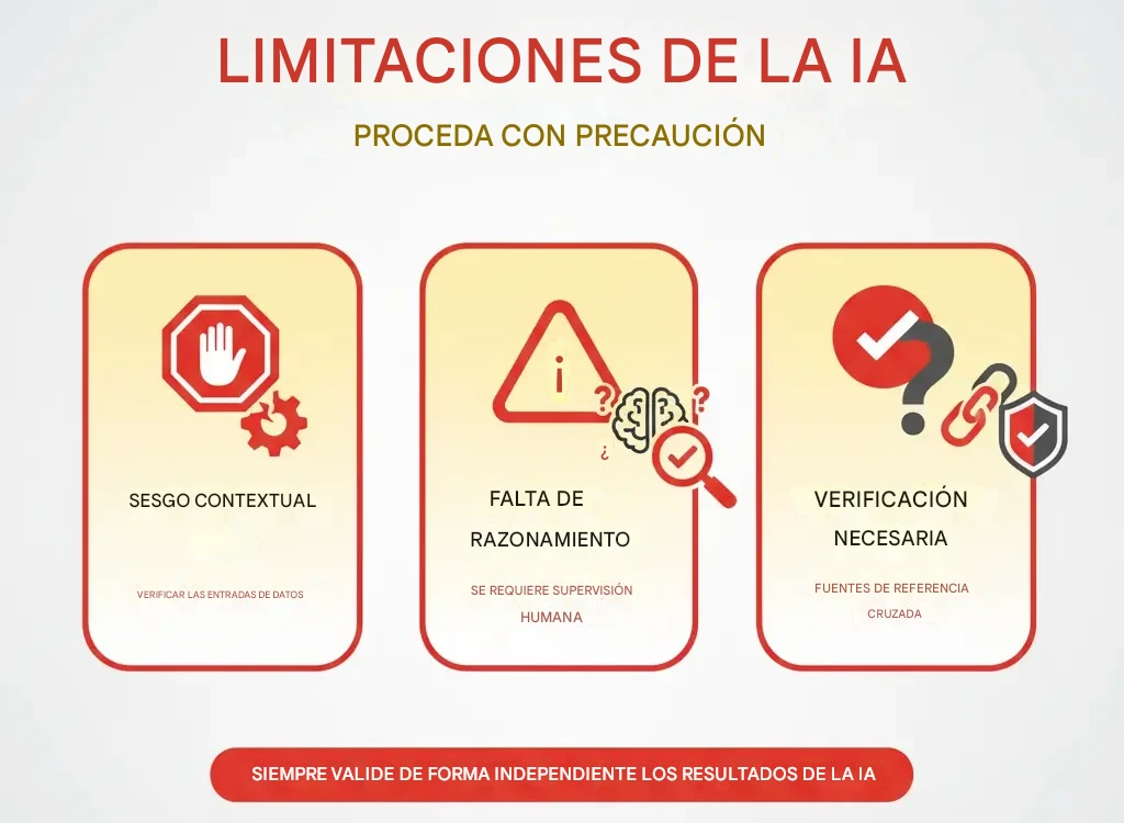 limitaciones de la ia