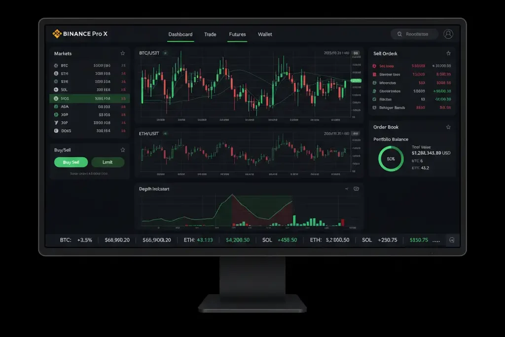 Tutorial Binance 2 Interfaz moderna exchange Binance 2025