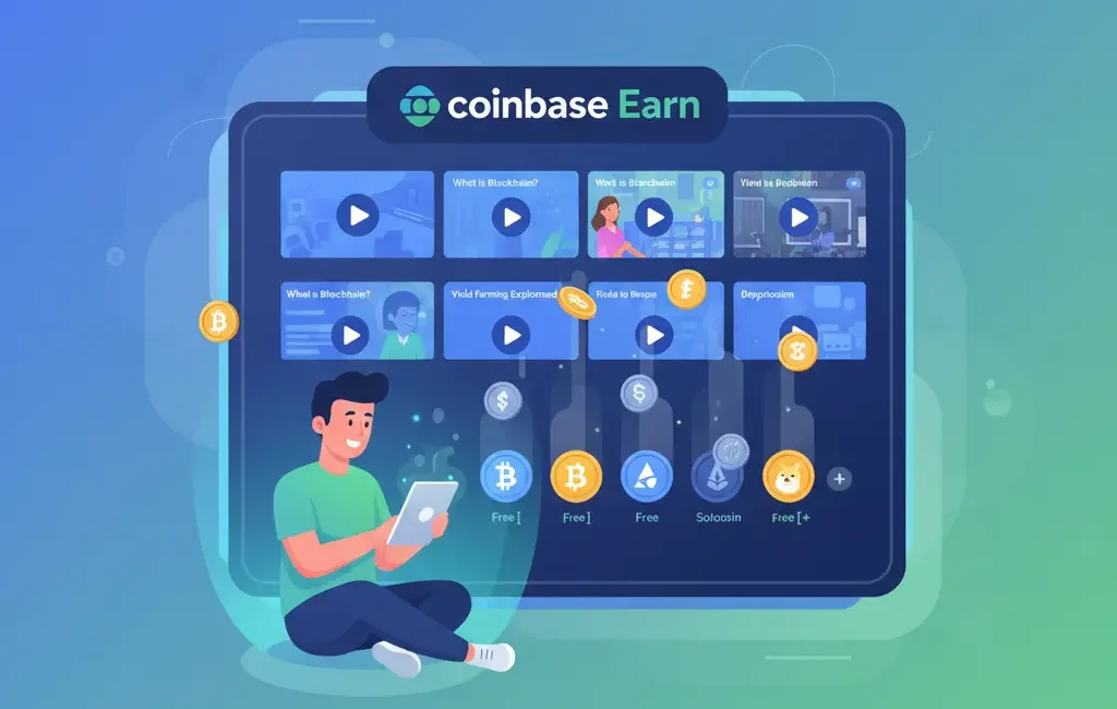 Tutorial Coinbase 6 Pantalla Coinbase Earn