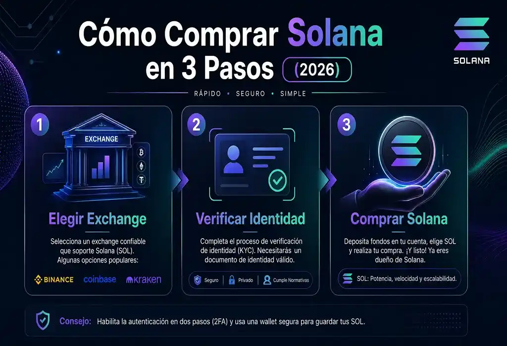 como comprar solana en tres pasos