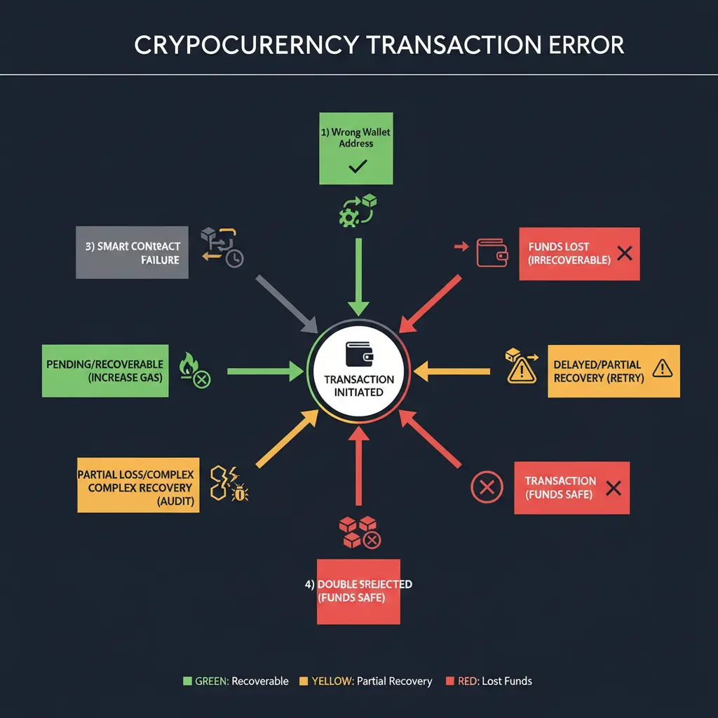 diagrama 5 errores en transaccion