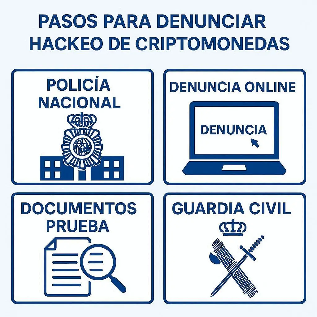 Cómo Recuperar una Wallet Hackeada 6 pasos_denuncia