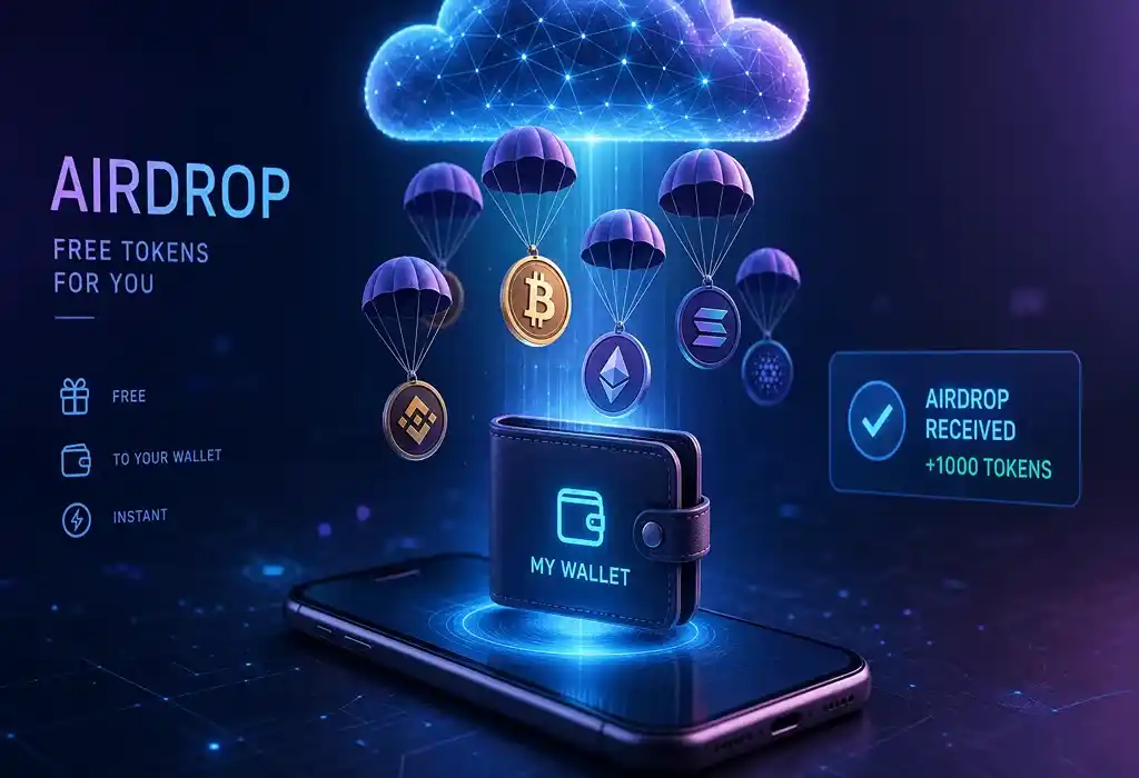 ganar cripto mediante airdrops