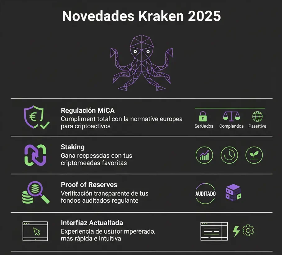 Tutorial Kraken 2025: Guía Completa Paso a Paso + Proof of Reserves 2 novedades Kraken 2025,