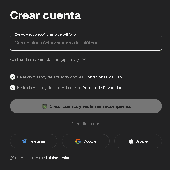 Tutorial KuCoin 2025 2 registro kukoin