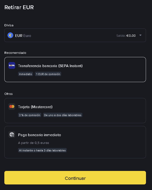 como retirar dinero de un exchange 3 retiro binance - La CryptoGuía