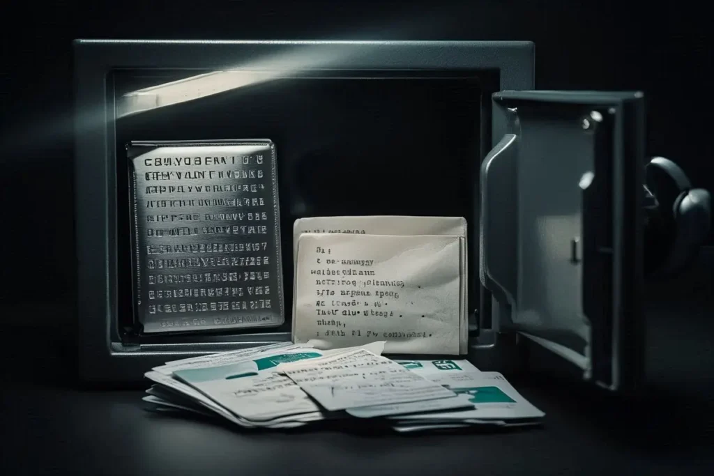 Tutorial Wallets Criptomonedas 2025 9 Steel wallet y paper wallet