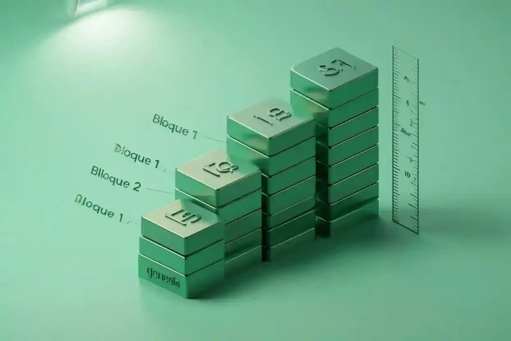 Block Height 1 concepto Block Height