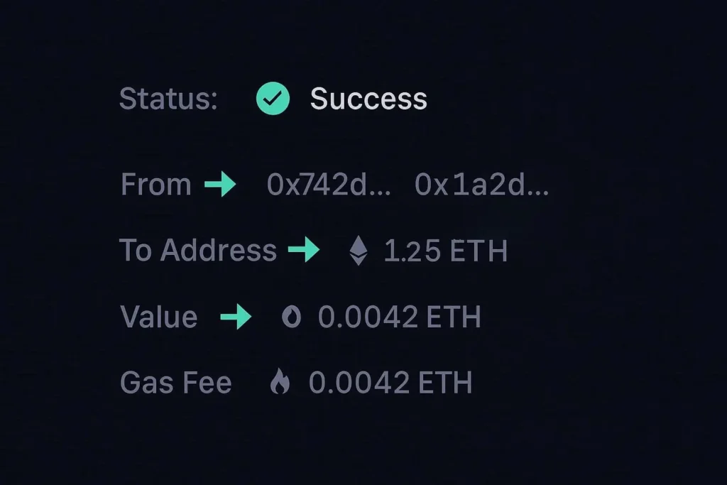 Cómo Usar Etherscan: 5 Captura transacción Etherscan