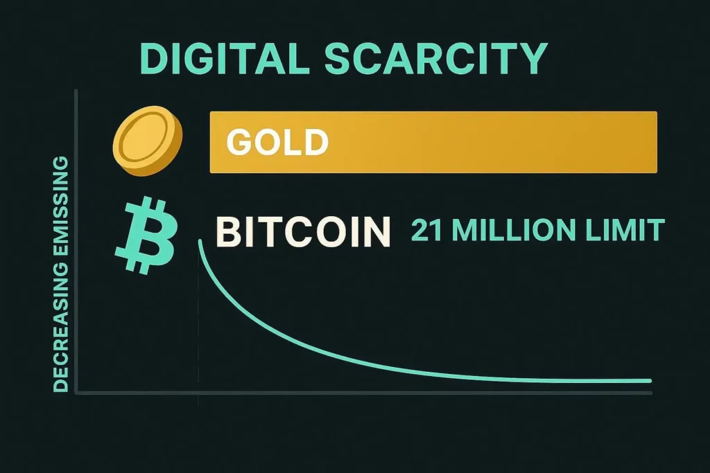 qué es el halving Bitcoin 5 Concepto de escasez digital