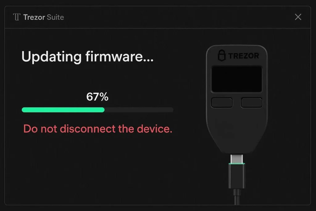 Tutorial Trezor 4 actualizar_trezor
