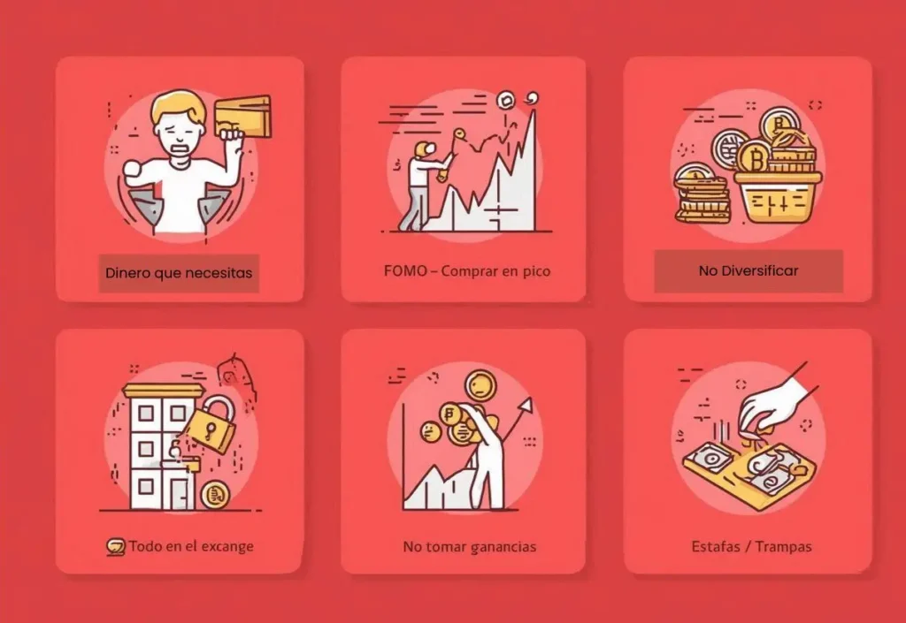 mejores criptomonedas 2026 14 errores de inversion