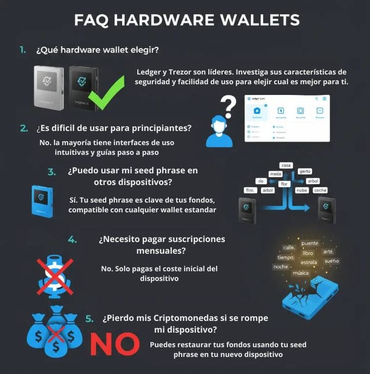 Ledger vs Trezor comparativa 2025 11 Ledger y Trezor son lideres. Investiga sus caracteristicas de seguridad y facilidad de uso para elejir cual es mejor para ti. min e1762071495634 - La CryptoGuía