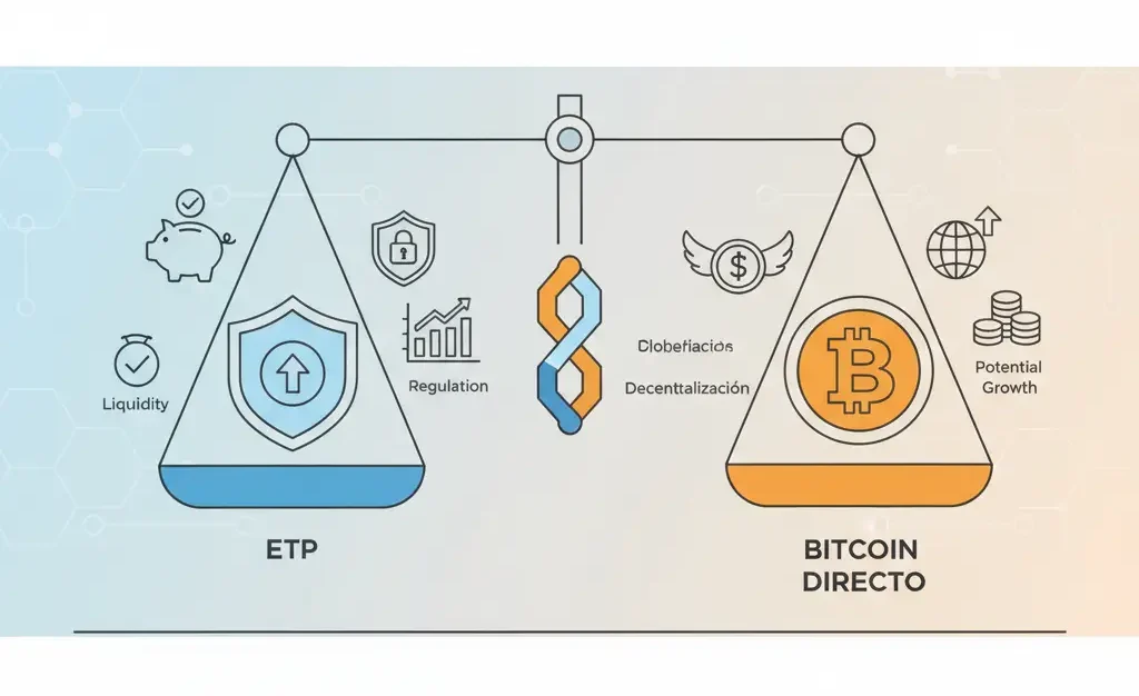 ETFs de Bitcoin en España 6 Balanza comparativa con ETP