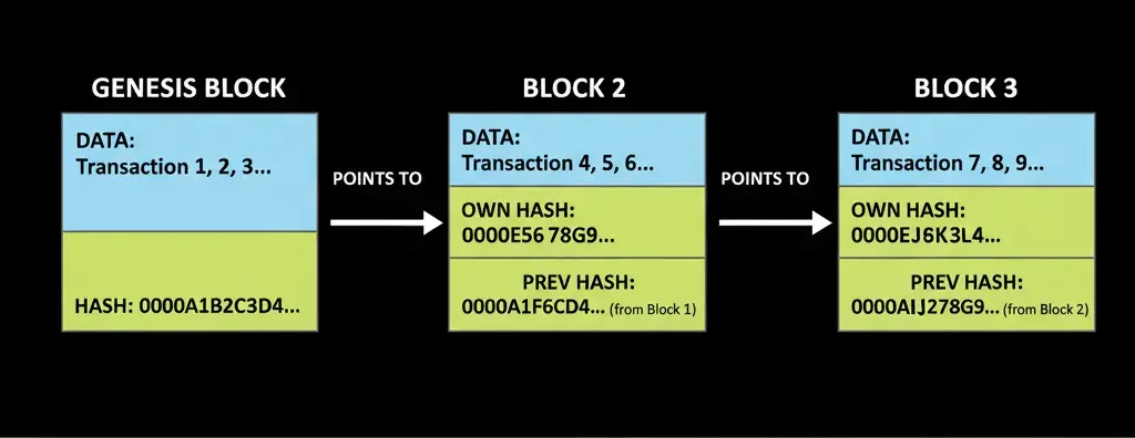 Qué es Blockchain 3 estructura blockchain