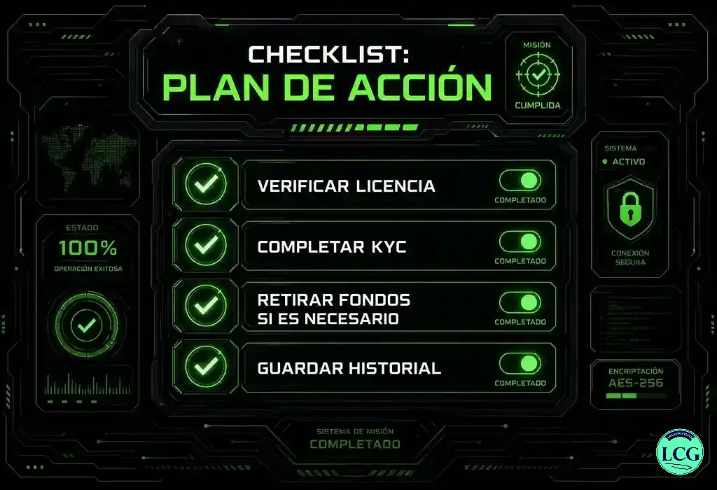 checklist exanges con licencia mica