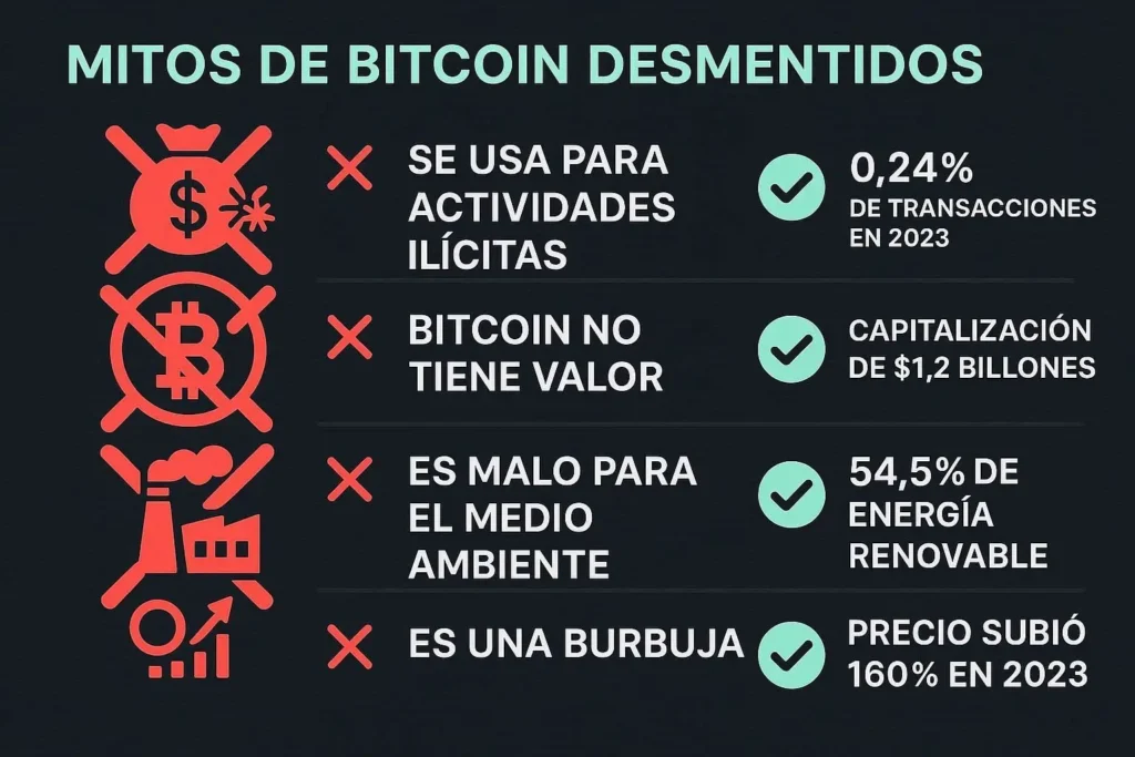qué es el halving Bitcoin 8 Infografía desmintiendo mitos Bitcoin