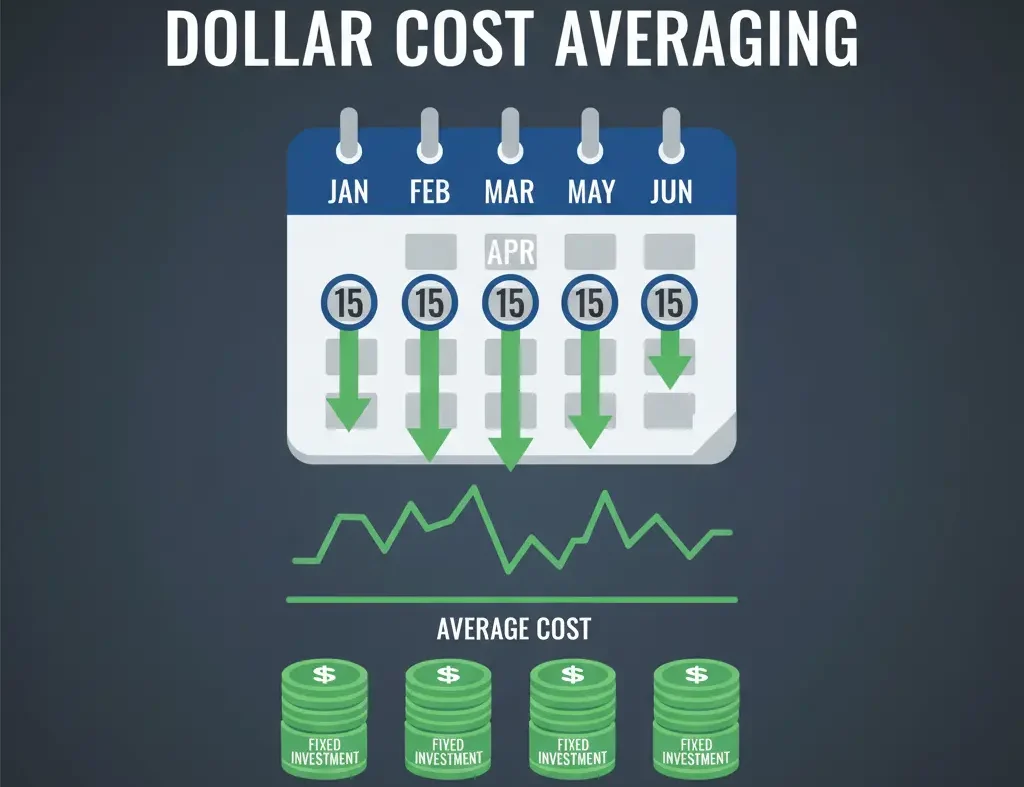 DCA 1 Concepto DCA dollar cost averaging