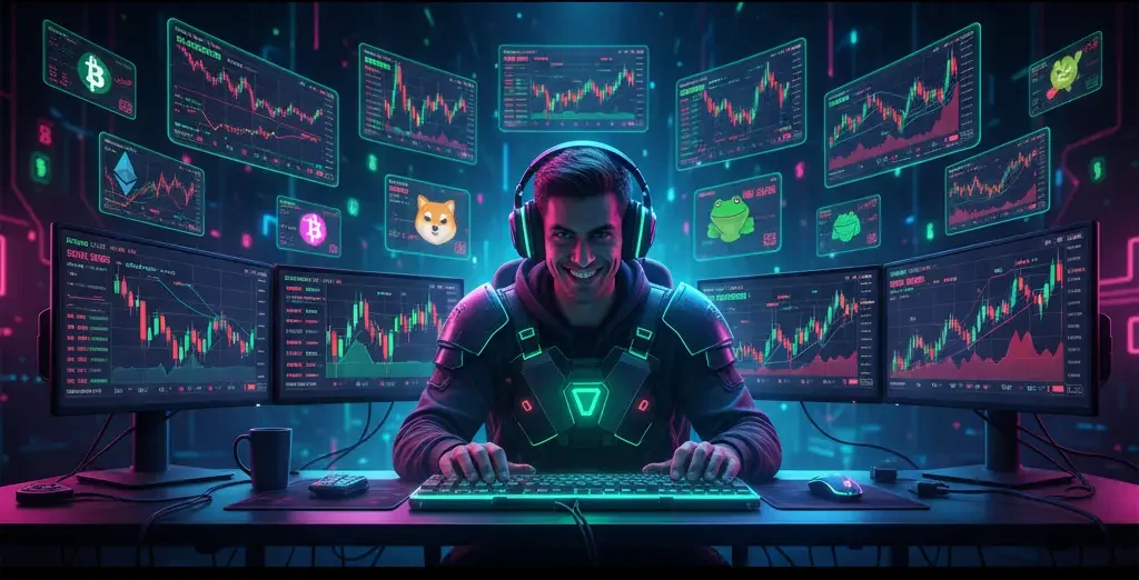 Degen 1 Concepto degen trader arriesgado