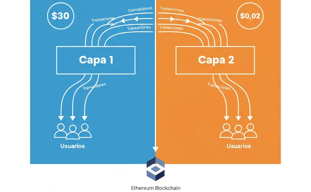 Qué son los Layer 2 2 ethereum_layer_comparacion
