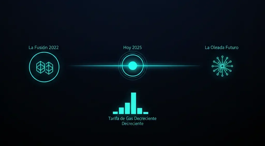 Timeline evolución Ethereum,