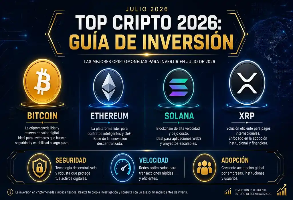 mejores criptomonedas 2026 para invertir.