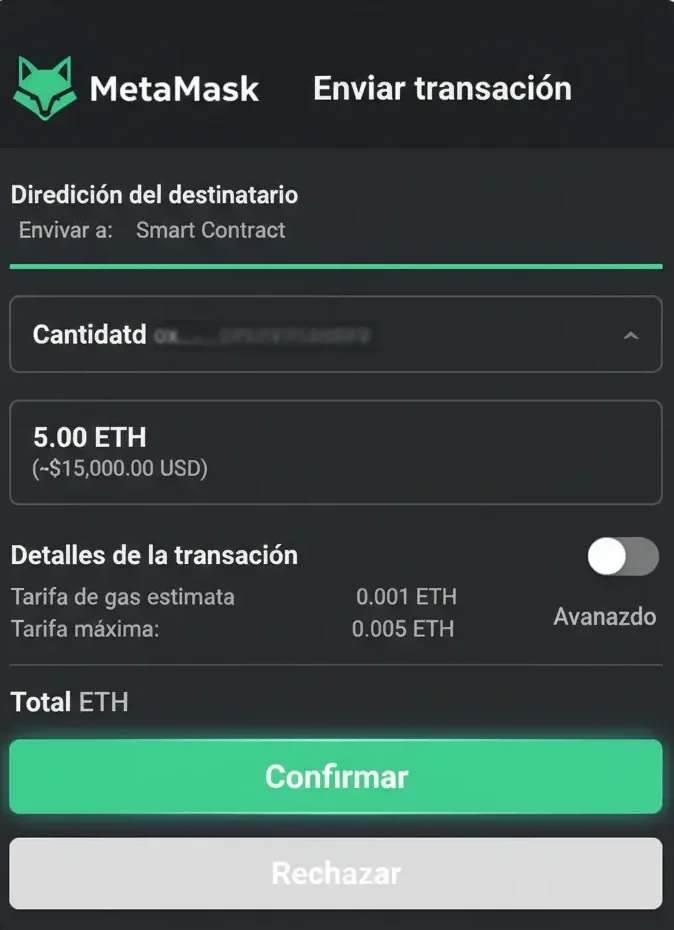 Tutorial Wallets Criptomonedas 2025 7 transaccion metamask