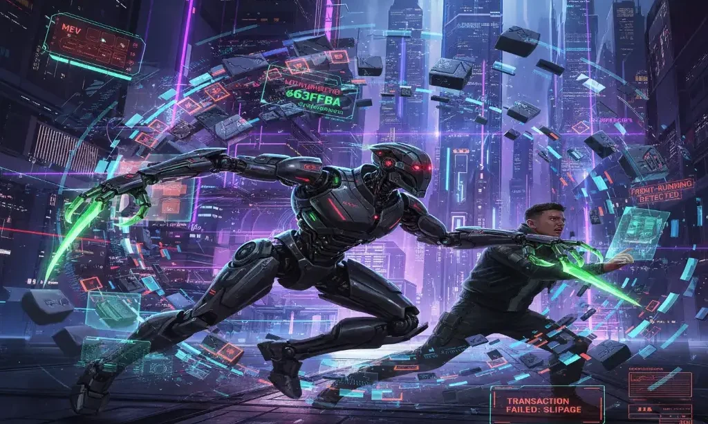 concepto Frontrunning´crypto