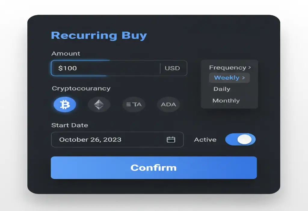 Qué es DCA 6 compra recurrente