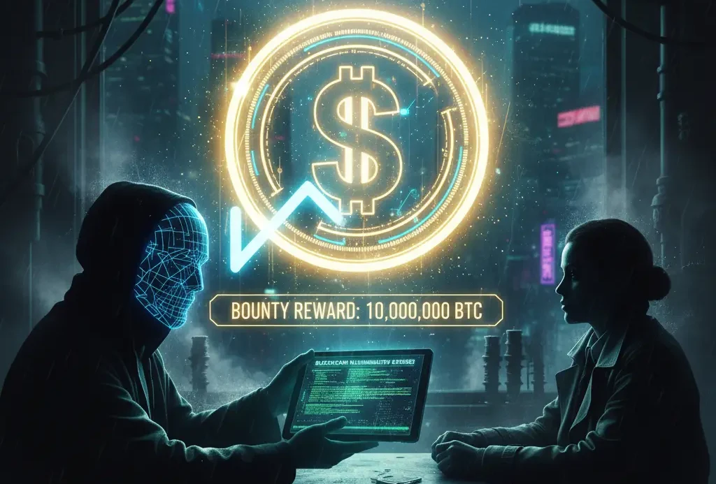 Cryptocurrency whistleblower reward concept