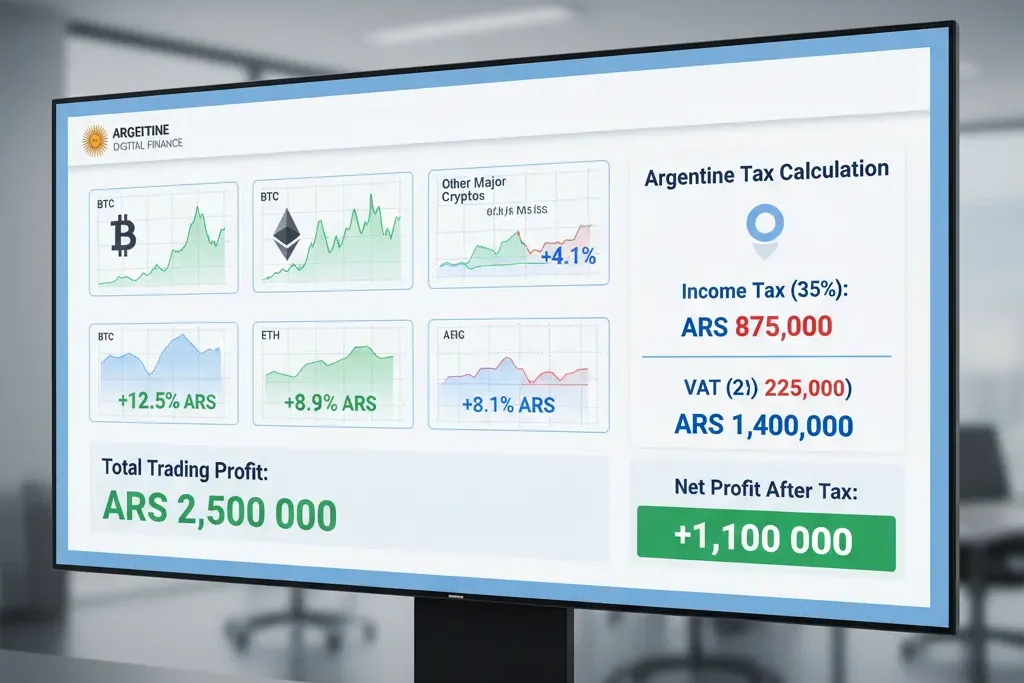Visualizaci&oacute;n de ganancias comerciales y c&aacute;lculo de impuestos