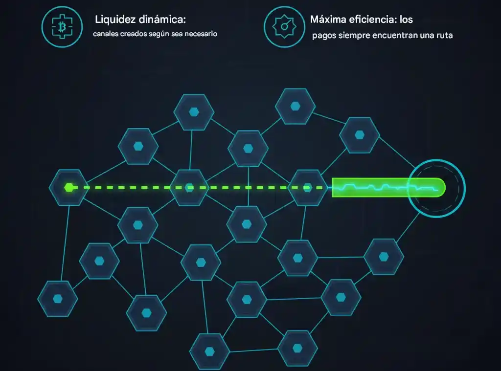 Ilustraci&oacute;n conceptual de 'Just-in-Time (JIT) Routing'