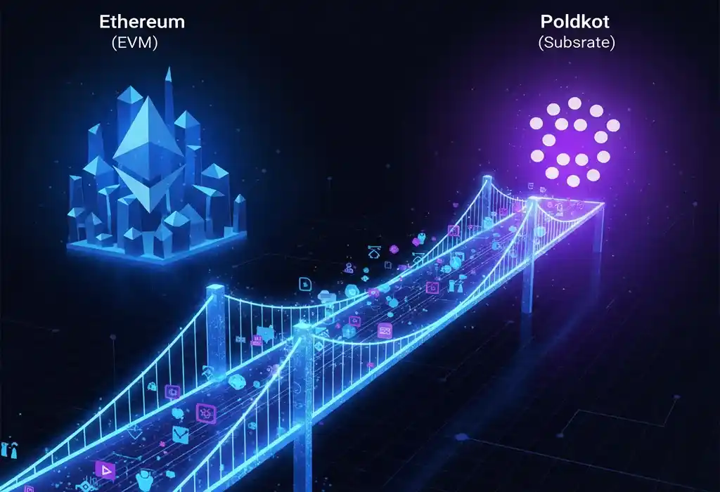 ilustraci&oacute;n Moonbeam Network