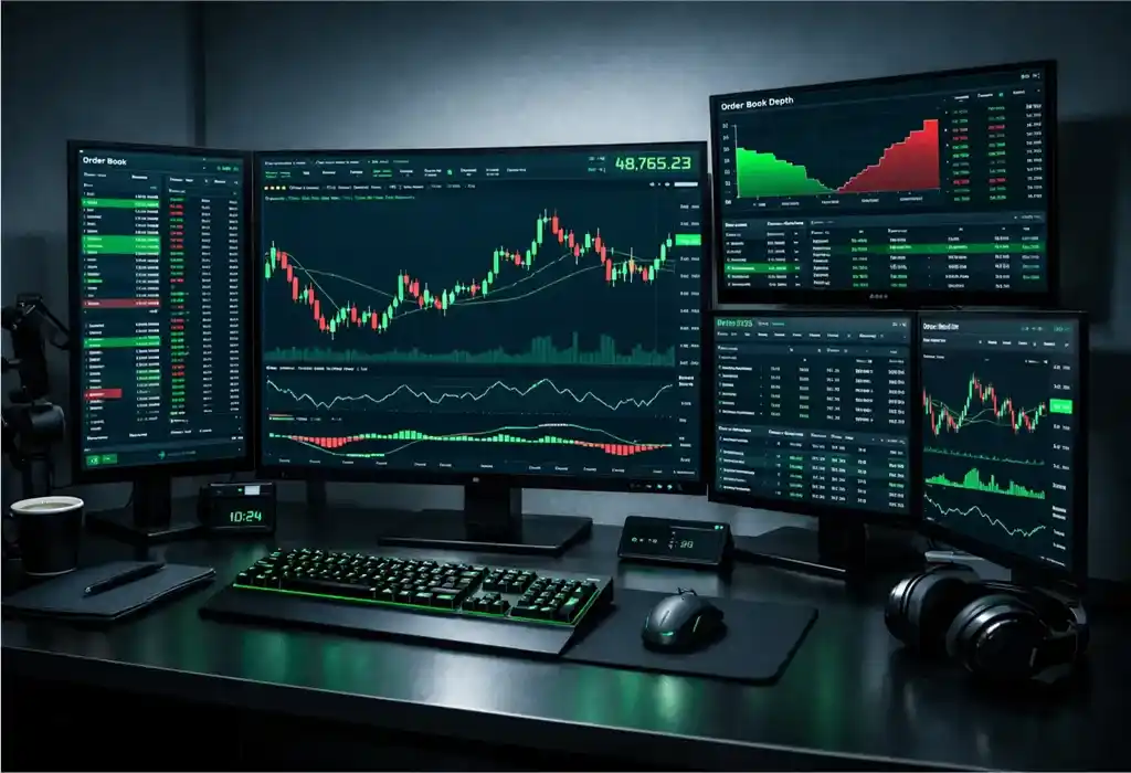 imagen conceptual de herramientas de trading