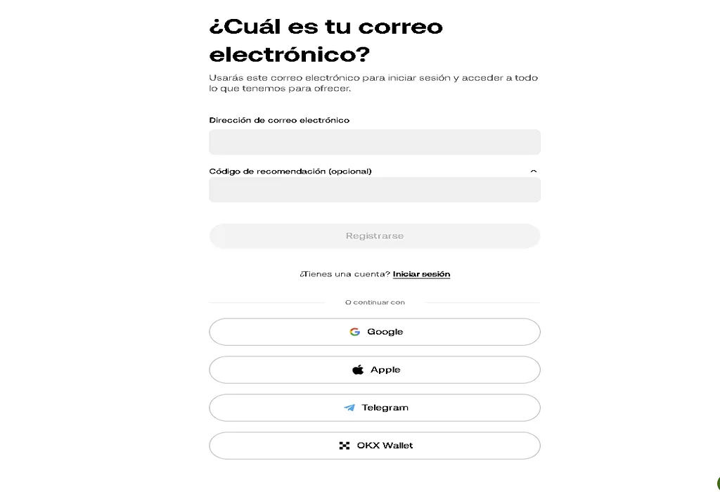 Registro en OKX 2026