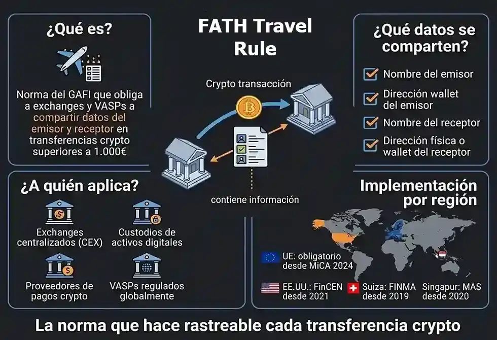 infograf&iacute;a conceptual de FATF Travel Rule
