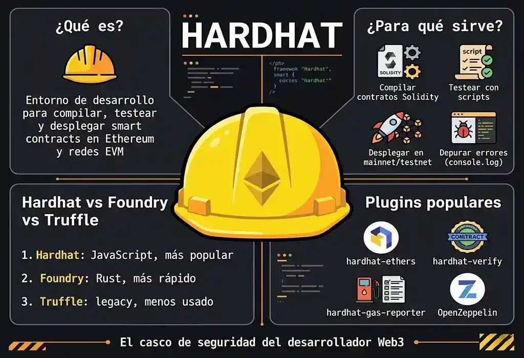 infograf&iacute;a conceptual de Hardhat