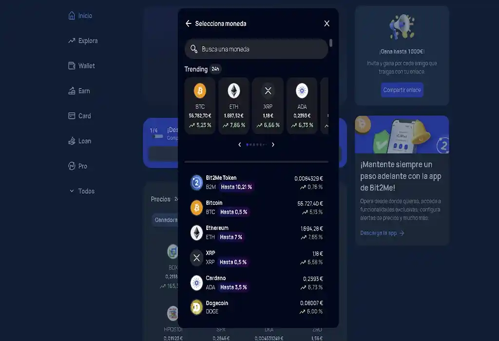 Comprar Bitcoin en Bit2Me 2026