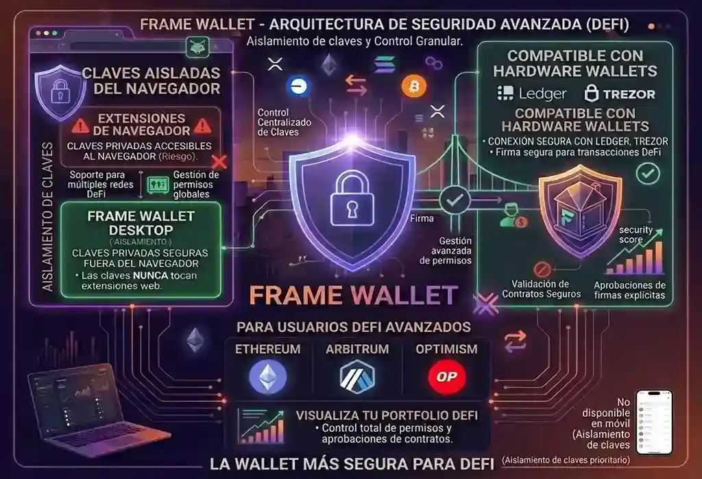 Infograf&iacute;a conceptual de frame wallet