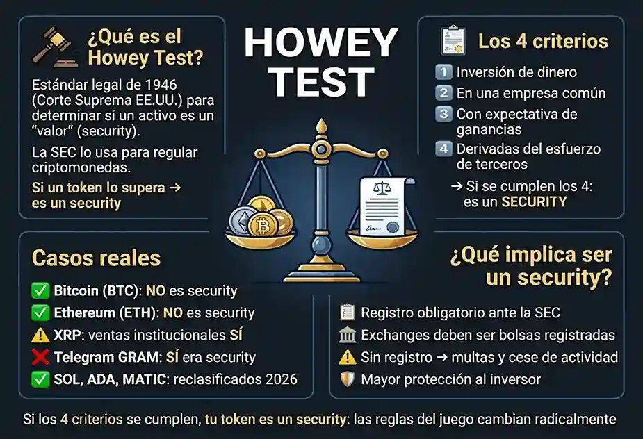 infograf&iacute;a conceptual del t&eacute;rmino Howey Test