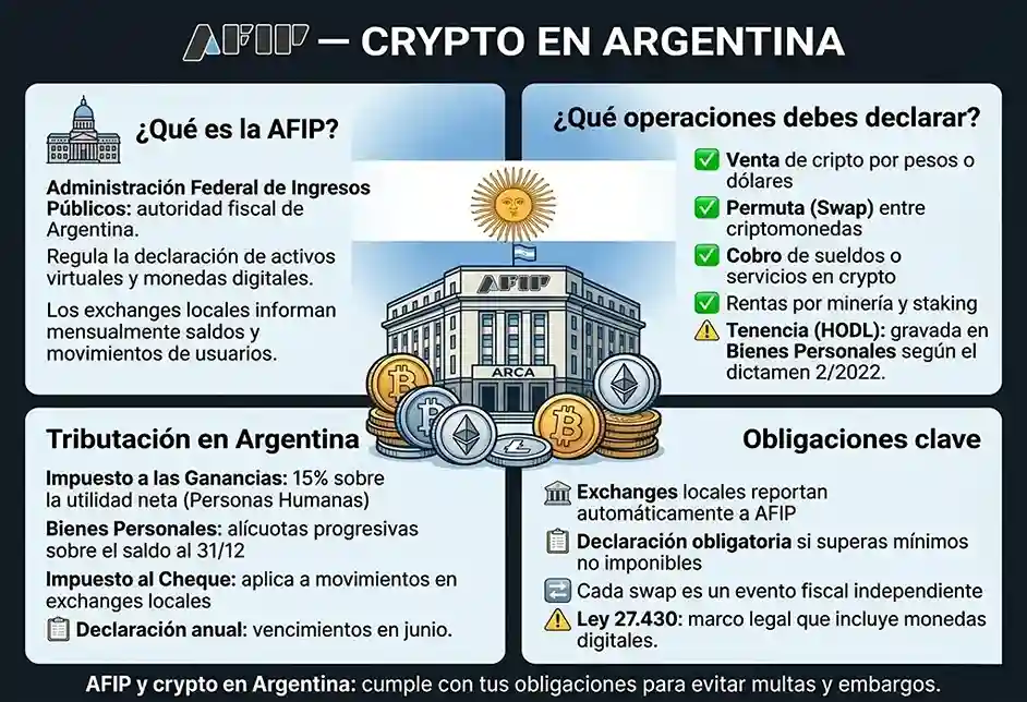 infogra´fia conceptual del término afip-arca