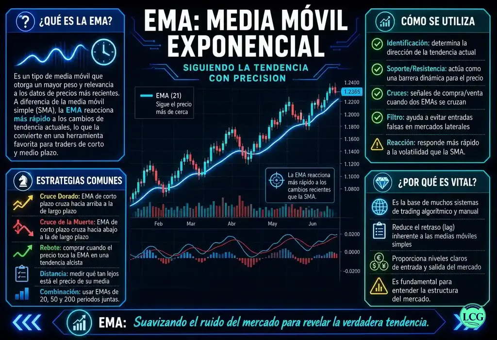 Infografía explicativa sobre Ema en blockchain y crypto