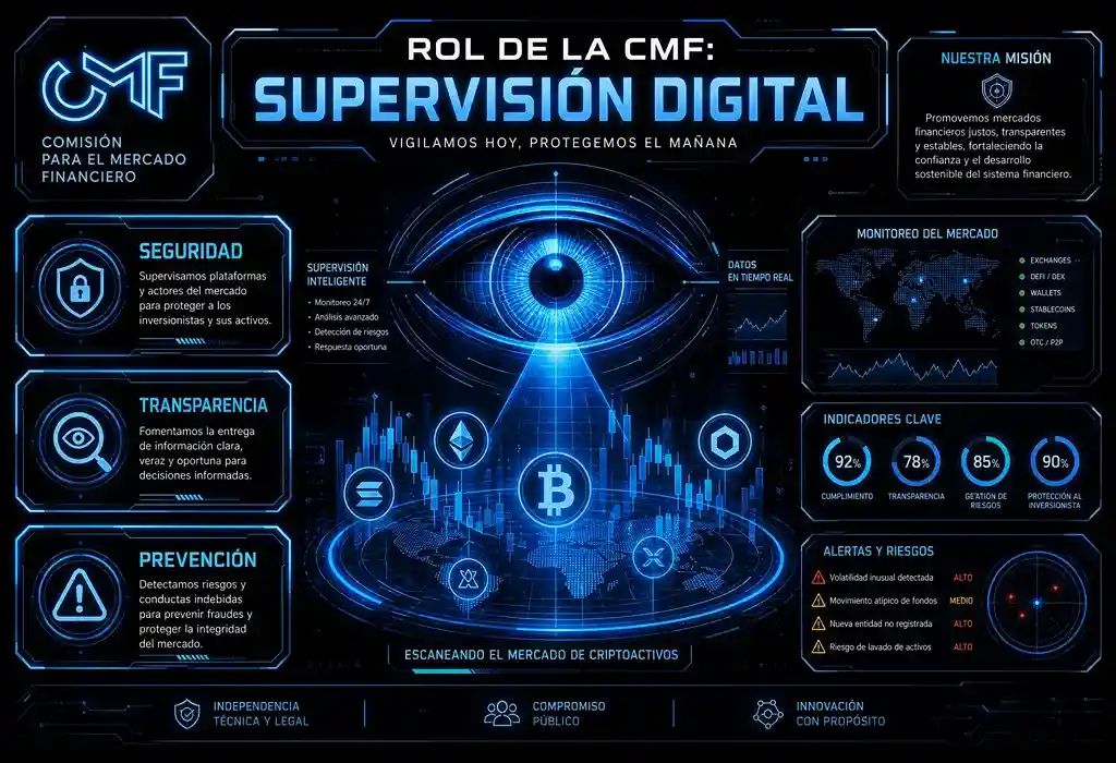 CMF Chile y su rol en la regulaci&oacute;n cripto